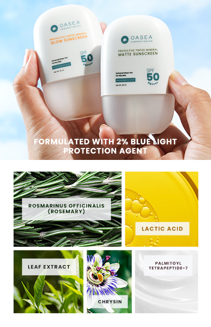 Protective Tinted Mineral Matte Sunscreen SPF 50 PA++++ - Oasea ...